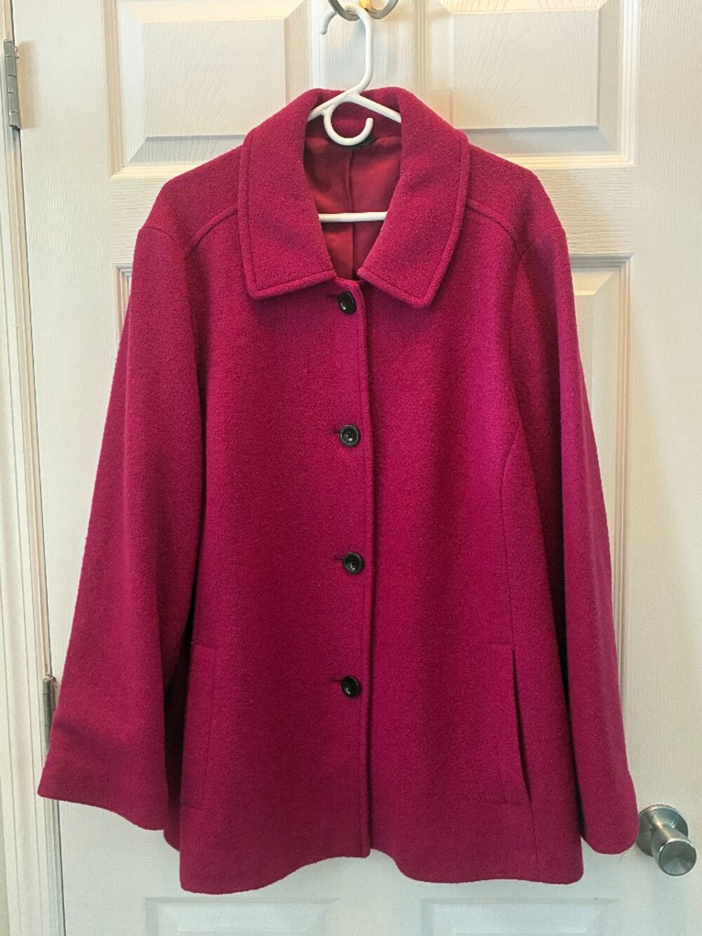 Raspberry Land's End Coat